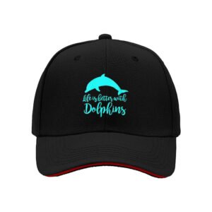 Life is Better with Dolphins Baseball Cap for Men Women