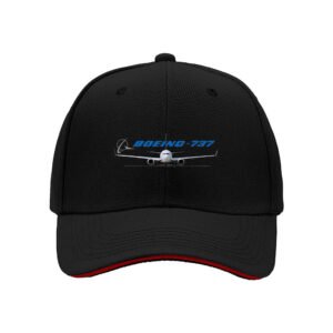 Boeing 737 Aircraft Men's Baseball Cap Aviation Gift Hat