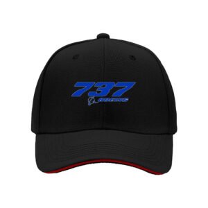 Boeing 737 Men's Baseball Cap Aviation Gift Hat