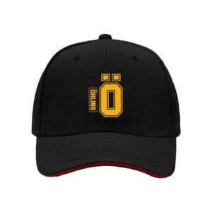 OHLINS Logo Baseball Cap Men's Women's Gift Sport Hat Black Yellow Design