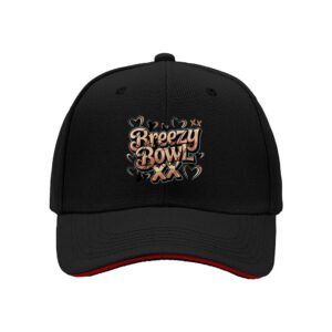 Breezy Bowl XX Heart Design Baseball Cap for Men Women Gift