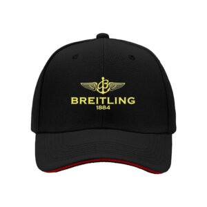 Breitling Logo Men's Baseball Cap 1884 Embroidered Hat Gift