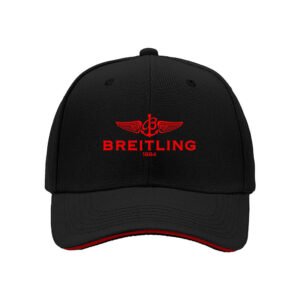 Breitling Logo Baseball Cap Men Women Red Embroidered Hat Gift
