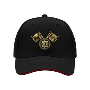 BSA Checkered Flag Baseball Cap Men's Women's Racing Gift Hat