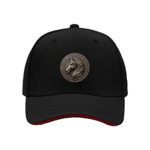 Horse Emblem Men's Baseball Cap Gift for Equestrian Fans
