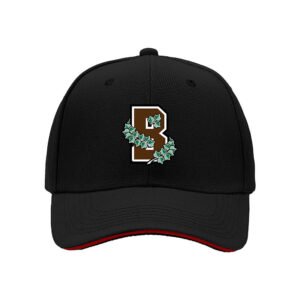 Brown B Logo Baseball Cap Men's Women's Holiday Gift Hat