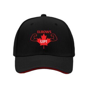 Elbows Up Canada Maple Leaf Men's Baseball Cap Gift
